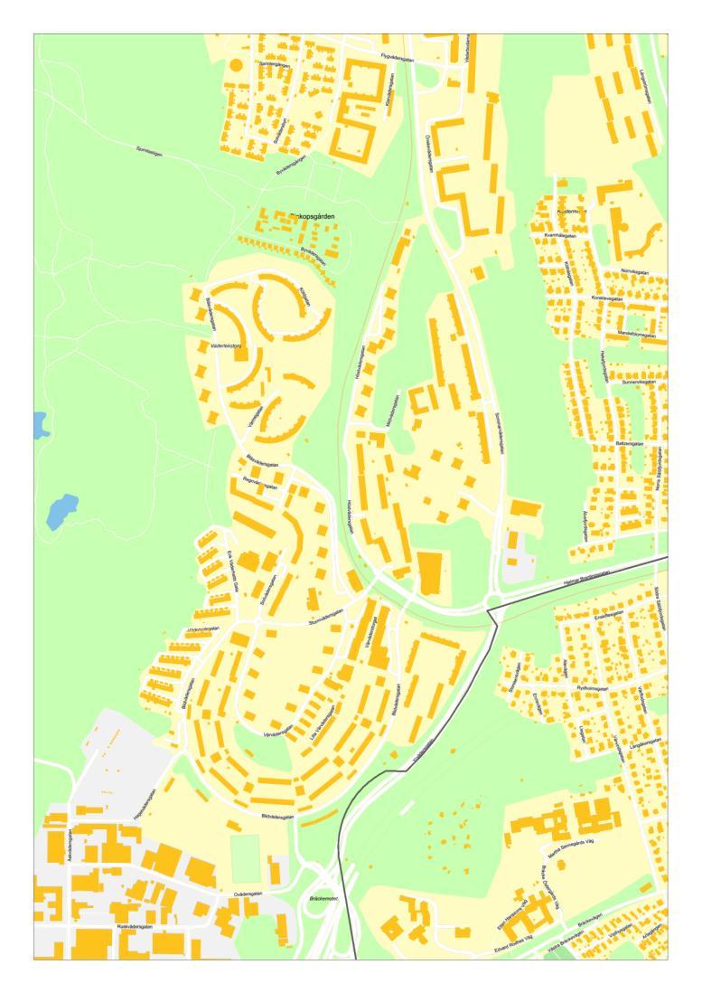 Biskopsgårdens södra entré Detaljplan SBK:N36 SDN: Västra Hisingen Detaljplan i syfte att ge möjlighet till knappt 100 bostäder och knutpunkt/stråk.