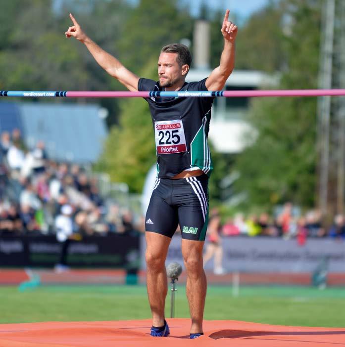 Linus Thörnblad, första SM-guldet Foto: DECA Text&Bild Wictor Petersson, Sverige-etta på 19.44 Foto: DECA Text&Bild ett slutresultat över 8m och segern fullständigt ohotad.