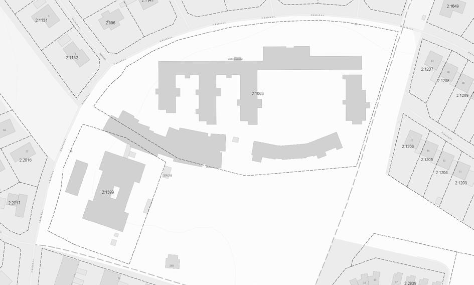 B C A E D JAKOBSBERG 11:5 F G Bebyggelseområden Planområdet och dess närmiljö Inom planområdet finns Vattmyraskolan (A, B) och Vattmyra förskola (D) byggda under 1960 och 70-talen.