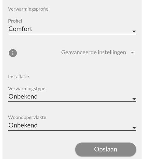 Ga via het menu naar Instellingen > Verwarmingssysteem > Verwarmen. Hier kun je de Plugwise-regeling aanzetten.