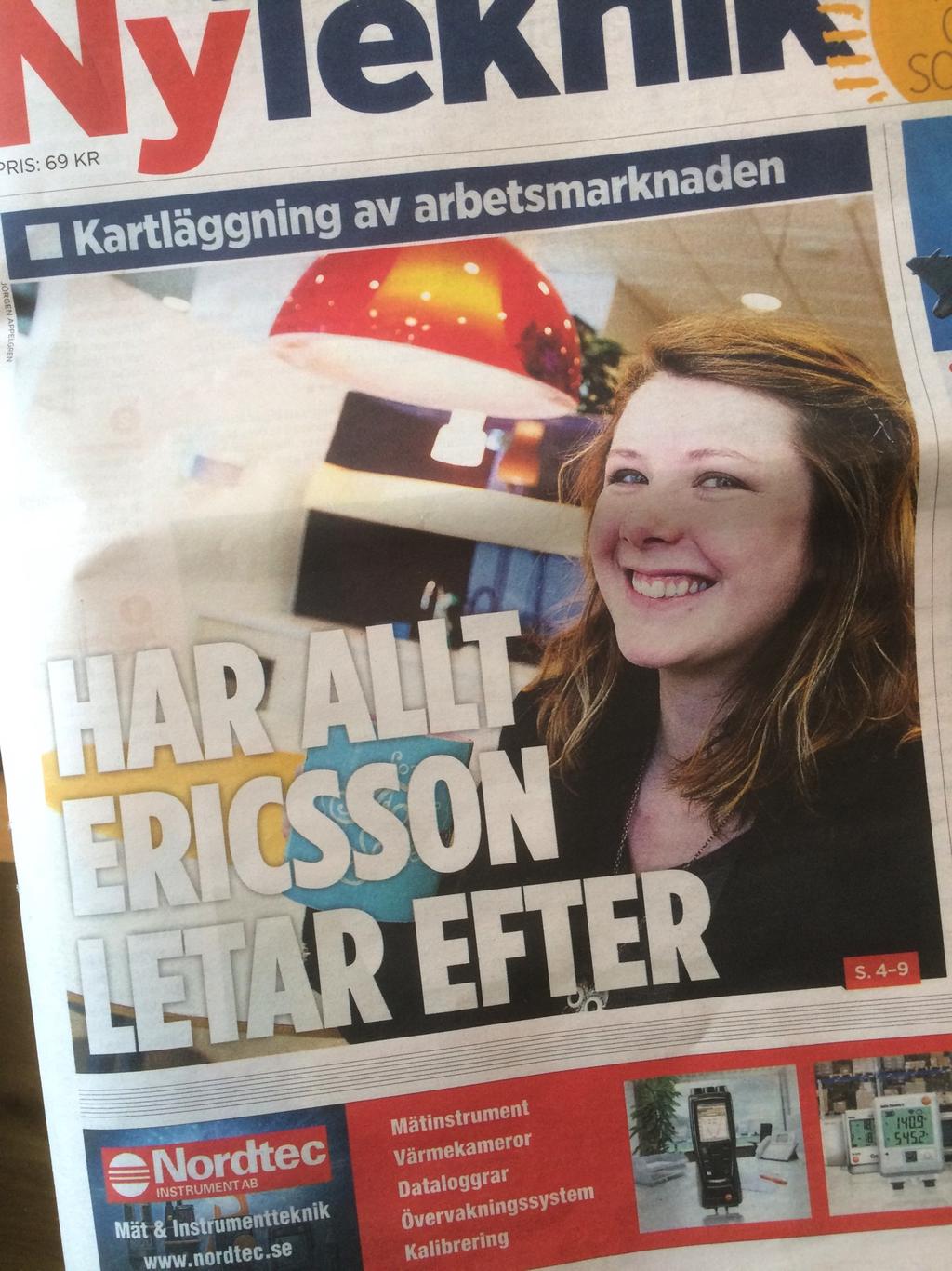 Civilingenjör och lärare en eftertraktad utbildning Anna Johansson tillhör framtiden. Just den typ av ingenjör som arbetsgivarna febrilt letar efter.