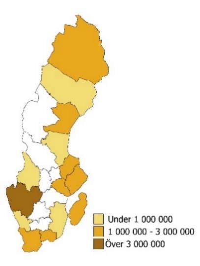 Beviljade stöd 37 procent av ansökningarna skickades in för sent Av samtliga ansökningar har nästan hälften beviljats, men den låga graden av beviljanden beror på att 37 procent av ansökningarna