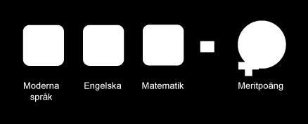 9 meritpoäng räknas de kurser som ger bästa meritvärde. Läs här under vilka kurser du ska ha läst för att få meritpoäng.