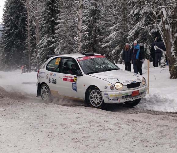 CaP Rallyteam Lunch uppehåll ligger på 15:onde plats inför em/ kvälls sträckorna. Avåkning på SS 6 ca 1.30 plus att det blev en till på SS 7 ca 2.30. TORSDAG 31 JANUARI FÖRBEREDELSER I SUNDSVALL!