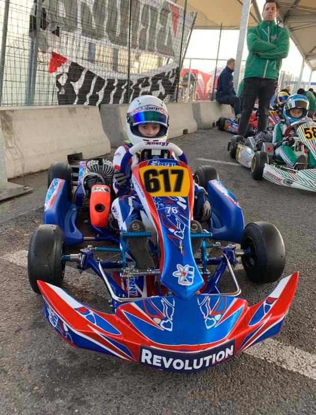 Lite grus i maskineriet för Joel i morse men det är fixat nu så vi hoppas på en bra tidskörning MÅNDAG 18 FEBRUARI Granfors Karting VinterCupen klar.