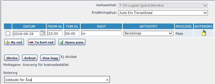 Registrera beredskap Klicka på lilla pilen bredvid Personligt i menyn till vänster. Klicka på Registrera. Klicka på Timavlönad. Klicka på Visa allt innehåll.