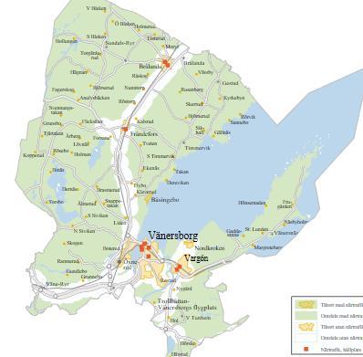 Närtrafik Vänersborg Hållplatser: Vänersborg Hagaparken, Solängen, Vänerparken, Vänersborg Resecentrum,