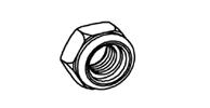 washer / Bult, slät bricka / Bolt, skive / Bolzen, flache Unterlegscheiben / Pultti, sileä aluslevy M8 Lock nut / Låsmutter / Låsemutter / Verschlussmutter / Lukkomutteri x 2