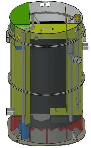 Vad händer vid strömavbrott! Jo, det finns en buffert om 300 l i båtten på tanken.