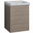 WC Forma Sand 40 ljus ek, klicköppning porslinstvättställ, underskåp med lucka BxDxH 420x410x430 mm Ange höger-/vänsterhängning 300 kr Forma