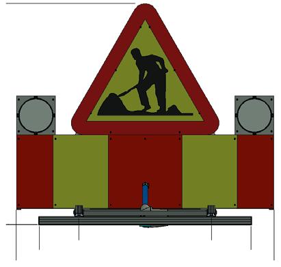 Dimensioner mm 70 mm *Anpassas 00-000 mm Fordonets färdriktning 0 mm