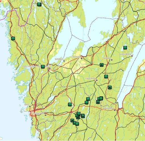 2018-12-17 218-45744-2018 9(25) Figur 2: Antalet föryngringar (familjegrupper) av lodjur som kunnat kvalitetssäkras vid de årliga inventeringarna i