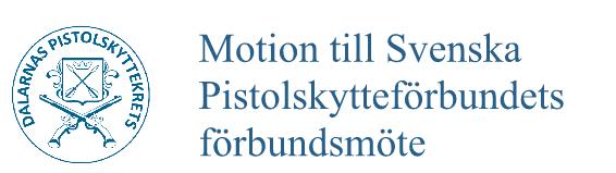 Underbilaga 1:6 Motion angående: Ändring av förfarande vid överklagan Åberopad paragraf i SHB: I detta fall inte SHB utan normalstadgar Normalstadgar för förening 19 Överklagande Årsmötets och