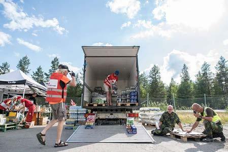 Som nationell rödakorsförening har Svenska Röda Korset en stödjande funktion till myndigheterna inom det humanitära området.