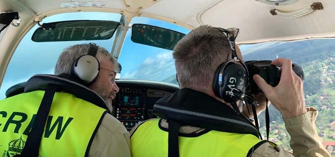 Då vi denna gången befann oss på Mora flygplats så deltog även Länsstyrelsen i Dalarnas län och Räddningstjänsten i Mora.
