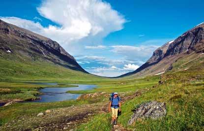 KUNGSLEDEN Kungsleden mellan Abisko och Hemavan är en av världens mest kända och kanske bästa vandringsleder.