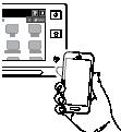 Komma igång Placeringen av NFC-chipset i den mobila enheten framgår i dokumentationen till enheten. Obs! NFC-funktionen måste aktiveras innan den används.