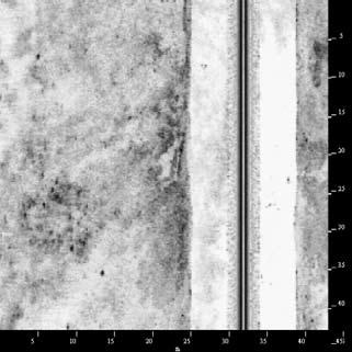 XTF Ping Number: 2130 Range to Target: 18,56 meter Fish Height: 5,74 meter Line Name: NORD_0_002 ID0023 Sonar Time at Target: 06/02/2004 22:04:42 65 47.