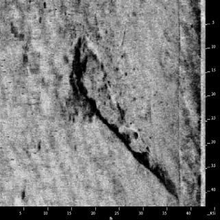 74523 E (WGS84) Bredd: 5,37 meter (X) 604 272,22 (Y) 7 298 377,20 analys 1272-2010-51\XTF\3_1\NORD_+60_032.