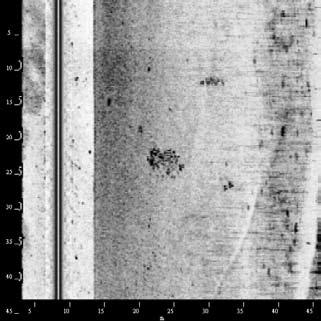 27560 E (WGS84) Bredd: 0,52 meter (X) 603 900,92 (Y) 7 298 732,49 analys 1272-2010-51\XTF\3_1\NORD_+240_038.