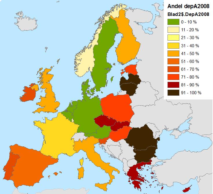 stora mängder denna deponering motsvarar. Totalt deponerades ca 150 Mton hushålls- och verksamhetsavfall inom EU år 2008.