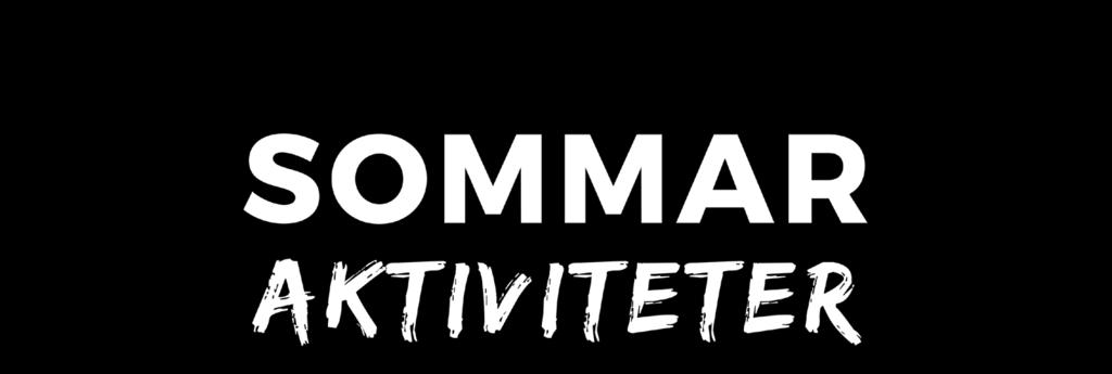 Vad ska du göra i sommar? Är du mellan 6 och 15 år finns det många roliga aktiviteter att välja mellan. I den här broschyren kan du se vad som händer i hela Hässleholms kommun under sommarlovet!