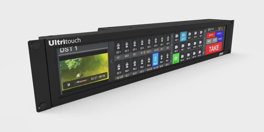 Bra men inte ett måste för din Ultrix Ännu en sak till Ultritouch är en genial nyskapande touch panel, helt mjukvarubaserad som du kan skräddarsy.