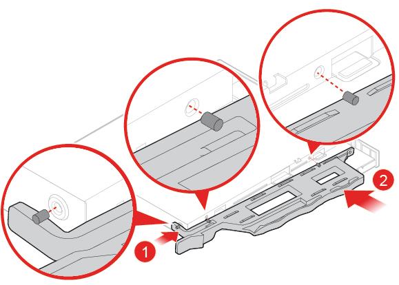 Bild 19. Installera den optiska enhetshållaren Bild 20. Installera den optiska enheten 6. Anslut signal- och elkabeln till den nya optiska enheten. 7.