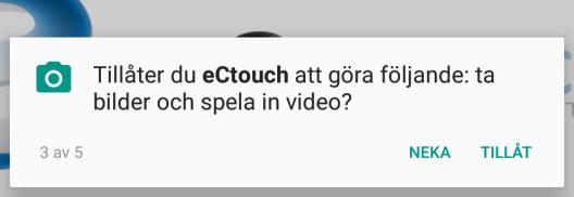 Du får instruktioner för hur du gör i Google play när du ska ladda ned appar. 2.