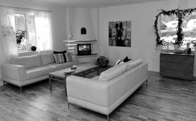 Ett byggnadssätt som kan skapa problem, men Ellagårdshusen har klarat sig förvånande väl från fukt och mögel. Här gjorde man samtidigt ordentligt rent och dammsög betongplattan innan man gjorde nytt.