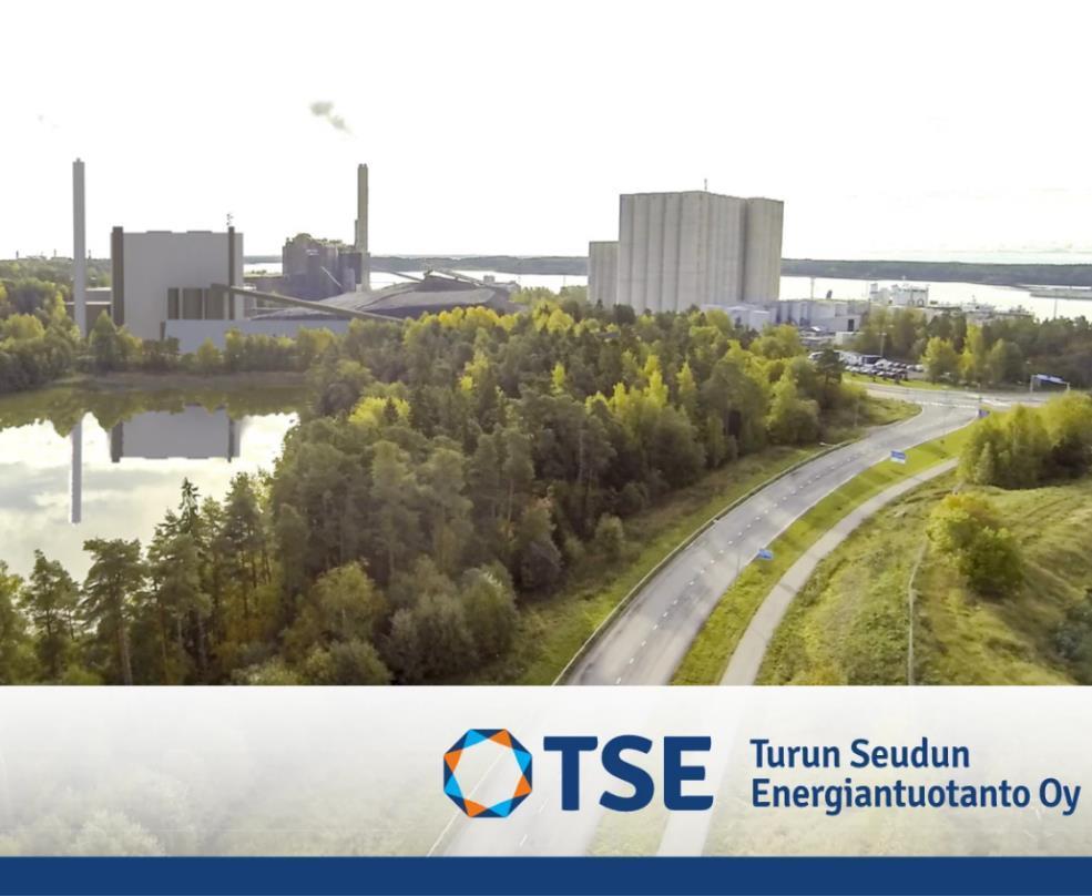 Fallstudie Turun Seudun Energiatuotanto Oy (TSE) 396 MW (146 MWel, 250 MWheat) kraftverk för