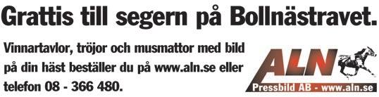 TVILLING VINNARE PLATS.00 -.000 kr. Körsvenskrav kat.. 0 m. Autostart. VÄSTERBO MINERVA 0:, AM Tot: -0-.00 0,sv.s.e Comets Tail - : 0-0-0,a.000 : 0-0-0,.