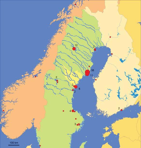 har 6,2 män och 2,6 kvinnor bidragit per volym.