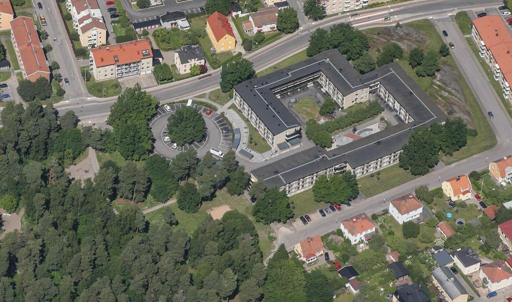 3 (5) Bilden visar kvarteret Flamman och Lektorshagen som ansluter i väst. Utredning Föreslagen bebyggelses omfattning och utformning studeras vidare.