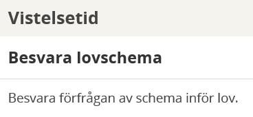 Klicka på raden för ditt barn. Vid flera barn inom samma enhet syns alla i listan. Välj ev barn Gällande öppettider för enheten visas under varje veckodag.