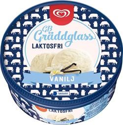 Uppgiftslämnare: Unilever Sverige AB Varumärke: GB Gräddglass Leverantörens artikelnummer: 60178 Förpackningsstorlek: 750ml Produktinformation Ingrediensförteckning: Ingredienser: Laktosfri