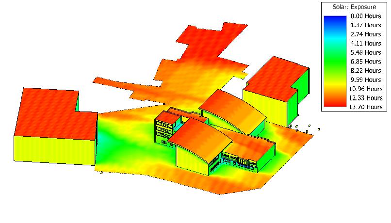 Solstudie, analys, Solar Exposure Calculator Öppna Solar Exposure Calculator (Utilities>Solar Analysis>Solar Exposure Calculator) Om ni vill kan ni