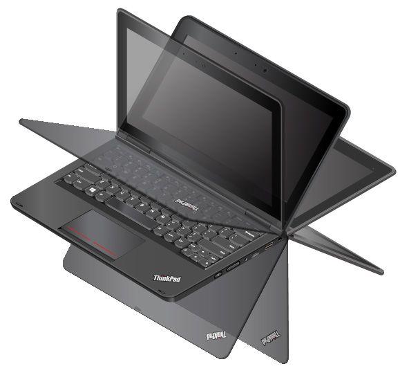 Datorläge Du kan använda datorn ThinkPad Yoga 11e 3rd Gen i datorläge när du behöver använda ett tangentbord och en mus, när du till exempel redigerar dokument och skriver e-postmeddelanden.
