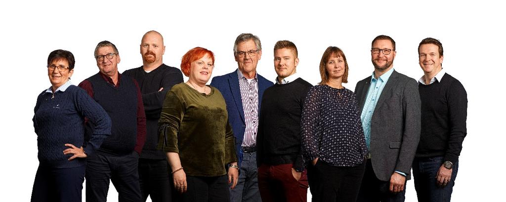 STYRELSEN Från vänster: Maritha Jonasson, Lars Gunnar Björk, Daniel Johansson, Tina Mansson Söderlund, Sven- Gunnar Johansson, Kristoffer Bergkvist, Anna-Karin Ragnarsson, Erik Fällmer och Björn