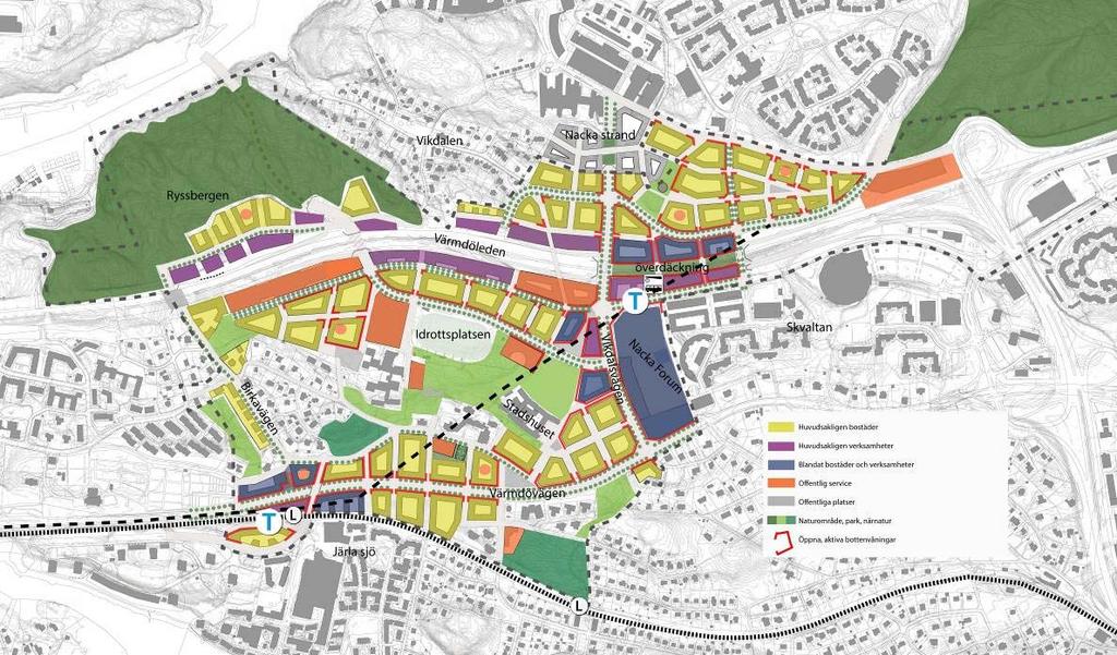 2 (8) Ärendet Bakgrund Detaljplaneprogrammet för centrala Nacka antogs av kommunstyrelsen i april 2015 (2015-04-13, 114). Under 2015-2016 genomfördes en förstudie för bussterminal och överdäckning.