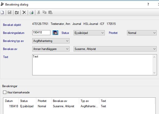 7 (10) Avsluta ett HSL Uppdrag För att avsluta ett HSL-uppdrag fyller du i avslutsdatum med aktuellt datum.