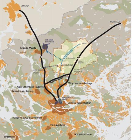 4. En växande region med framtidstro Stockholmsregionen ska bli Europas mest attraktiva storstadsregion enligt den regionala utvecklingsplanen. Det gäller bl.a. inriktningen mot ett ekonomiskt, socialt och ekologiskt hållbart stads- och regionbyggande.