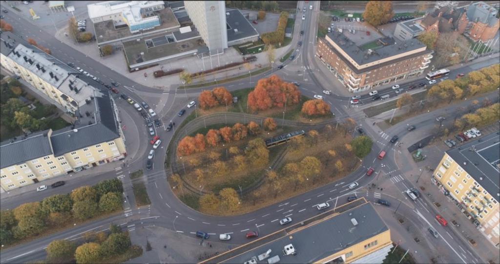 4 Underlag Befintliga trafikflöden i området har kartlagts med hjälp av historiska trafikmätningar och en drönarfilmning.