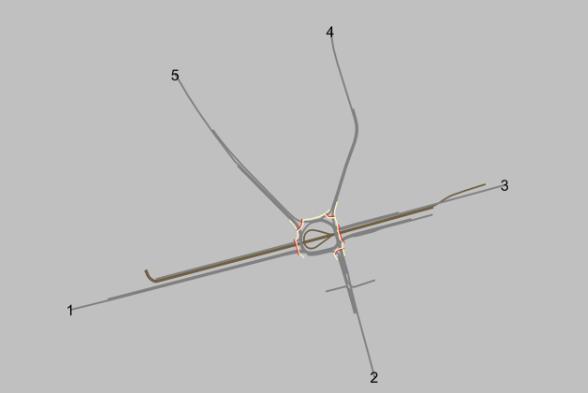 Tabell 8 - Gång- och cykelflöden för Kungsgatan använt i basmodellen Kollektivtrafiken i basmodellen har kodats separat och informationen om tidtabeller och linjer har inhämtats från Östgötatrafikens