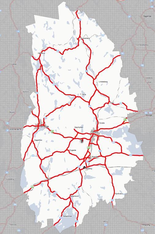 Identifiering av funktionellt prioriterat vägnät, Planeringssteg 1 Trafikverket anser att åtgärder för att värna och utveckla tillgängligheten inom statligt vägnät bör inriktas mot det funktionellt