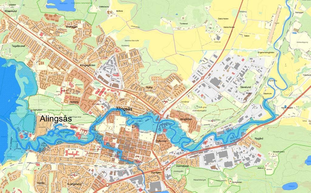 Bakgrundskarta Lantmäteriet ÖVERSVÄMNINGSKARTERING UTMED SÄVEÅN Med detaljerad översvämningskartering för de identifierade
