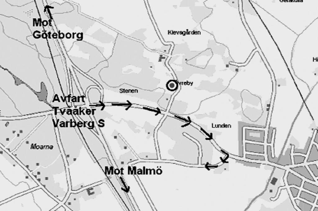 Vägbeskrivning: Från E6 ta av avfart 53 mot Tvååker/Varberg S. Kör mot Tvååker. Efter några hundratalet meter ligger utställningsplatsen på höger sida. Fastarpsvägen.
