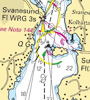 16 Skagerrak / Skagerrak * 7079 Sjökort/Chart: 932 Sverige. Skagerrak. Svanesund. Sjömätning. Ändrad djupinformation.