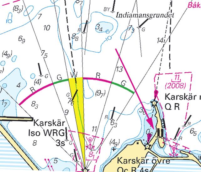 4 UNDERRÄTTELSER / NOTICES Norra Kvarken / The Quark * 7088 Sjökort/Chart: 5121 Sverige. Norra Kvarken. Umeå. Stor-Sandskär. Fartbegränsning har upphört.