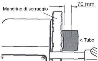 4.6 Regolazione della portata d'olio da filettatura erogata È assolutamente necessario disinserire la macchina e staccare la spina dalla presa di corrente durante l esecuzione dei lavori di pulizia,